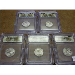 5-2005-P BISON NICKELS ICG SP69