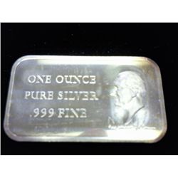 1 TROY OZ .999 FINE SILVER (LYNDON JOHNSON)