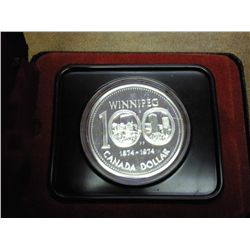 1974 CANADA WINNIPEG $ (SPECIMEN) .3750 OZ. ASW