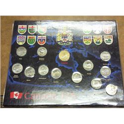1992 CANADA 125 QUARTER SET (UNC) (AS SHOWN)