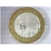 Image 1 : LUXURY CRUISE CASINO $10 SILVER TOKEN (UNC)