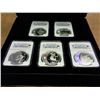 Image 1 : 2008 CANADA OLYMPICS 5 COIN $25 SET NGC PF69 ULTRA