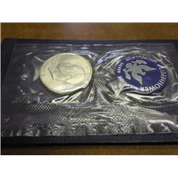 1972-S IKE SILVER DOLLAR (UNC) (BLUE PACK)