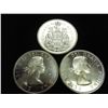Image 2 : 3-1964 CANADA 50 CENTS (UNC) SILVER
