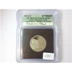 2001-S KENTUCKY QUARTER ICG PROOF