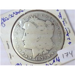 1879 MORGAN SILVER DOLLAR