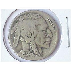 1924-S BUFFALO NICKEL (VERY GOOD)