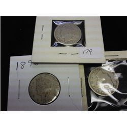 1892,96 & 97 LIBERTY "V" NICKELS