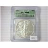Image 1 : 1987 AMERICAN SILVER EAGLE ICG MS69