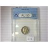 1945-S MERCURY DIME ANACS AU55