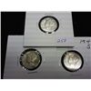 1944 P/D/S MERCURY DIMES