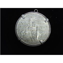 1978 MEXICO 100 PESO PENDANT .6429 OZ. ASW