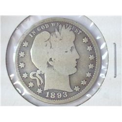 1893 BARBER QUARTER