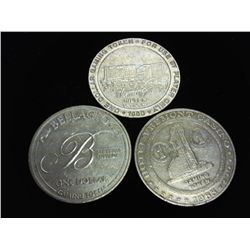 3-$1 CASINO TOKENS SEE DESCRIPTION