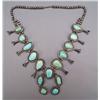 Image 1 : NAVAJO SQUASH BLOSSOM NECKLACE