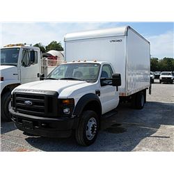 2009 FORD F-550  VAN TRUCK