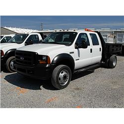 2006 FORD F-450  CREWCAB FLATBED