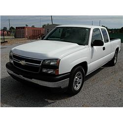 2006 CHEVROLET SILVERADO  EXT CAB