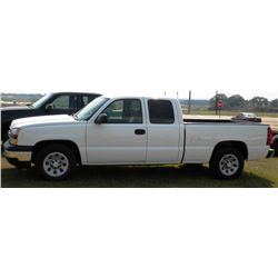2006 CHEVROLET SILVERADO  EXT CAB