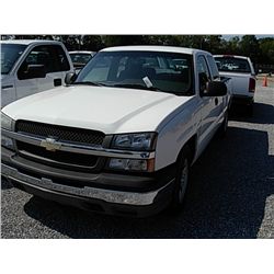 2005 CHEVROLET SILVERADO  EXT CAB
