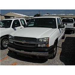 2004 CHEVROLET SILVERADO  EXT CAB