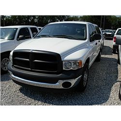 2005 DODGE RAM 2500  CREWCAB