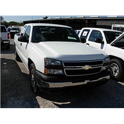 2006 CHEVROLETE SILVERADO  EXT CAB