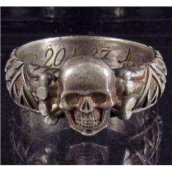 GERMAN NAZI WAFFEN SS OFFICERS HONOR RING