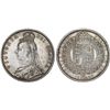Image 1 : Great Britain. Queen Victoria (1837-1901) AR Nice Half Crown 1887. UNC, toned