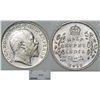 Image 1 : British India. king Edward VII (1901-1910). Silver Half  Rupee 1910-C. NNC MS60