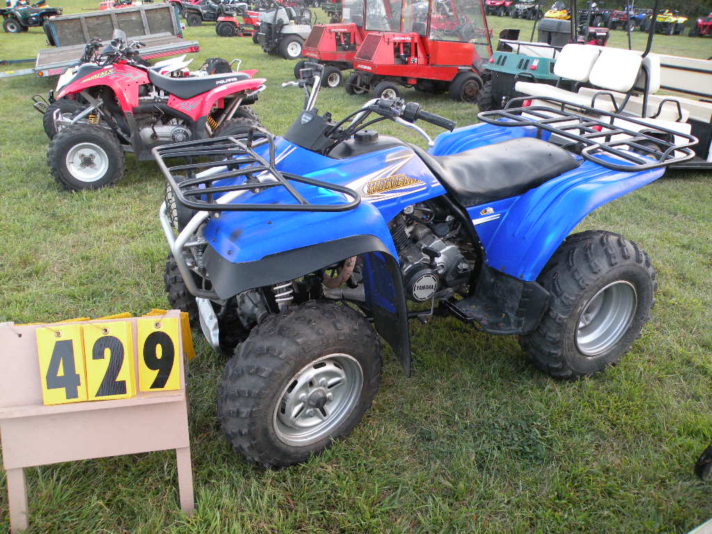 2001 Yamaha Wolverine 350 4x4 VIN JY4AH0UY12C010288