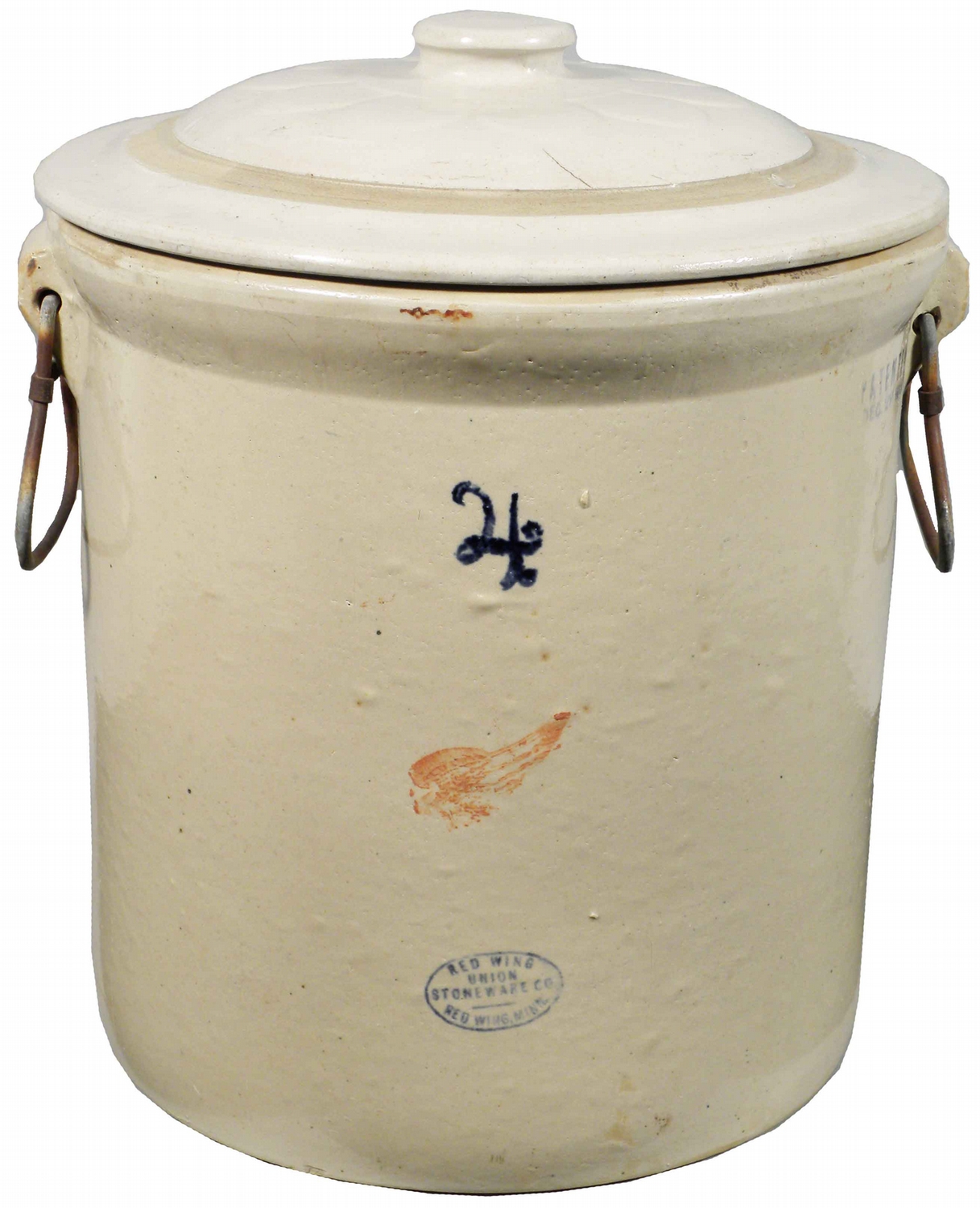 Red Wing 4 Gallon Lidded Crock