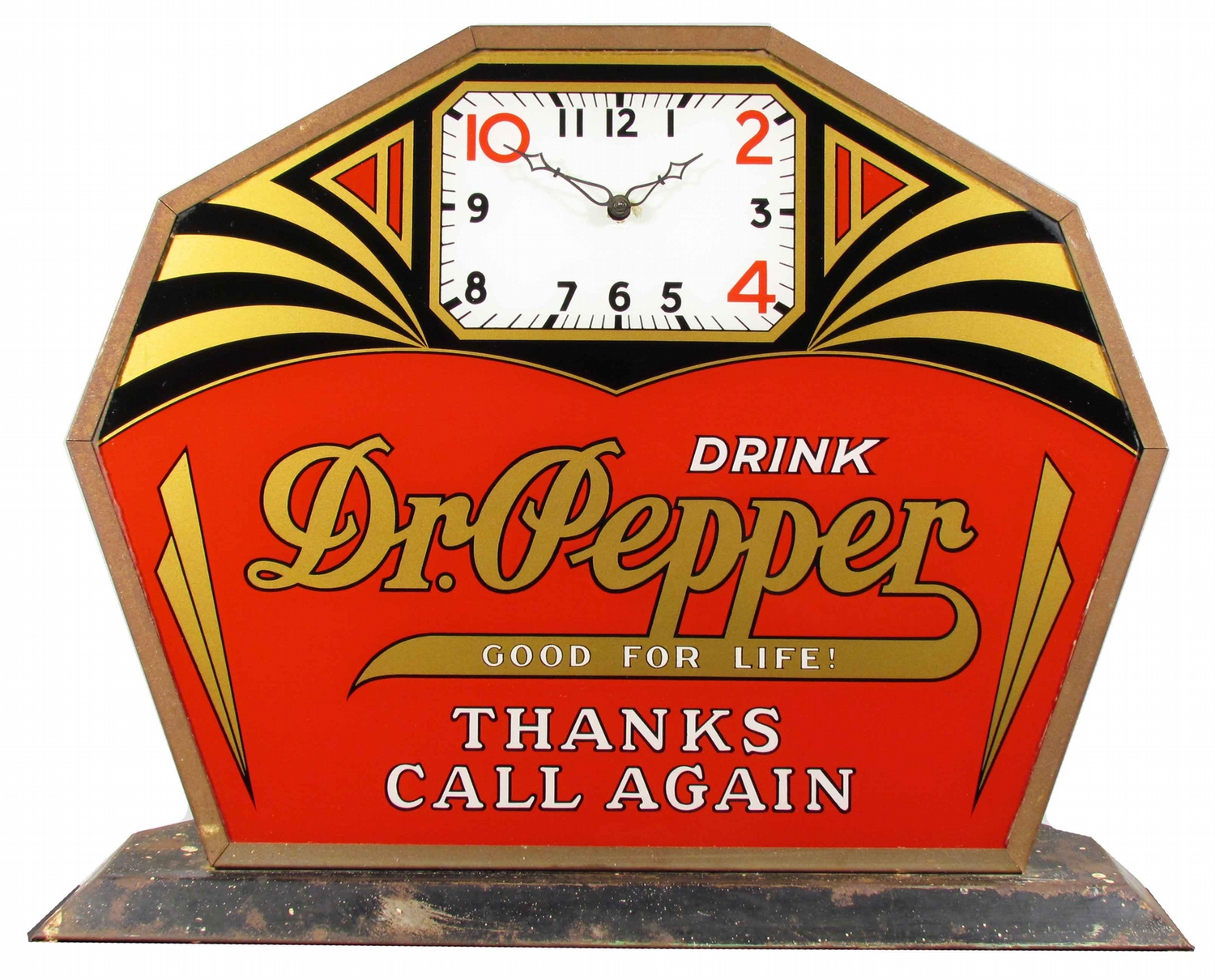 Dr. Pepper Deco Style Clock