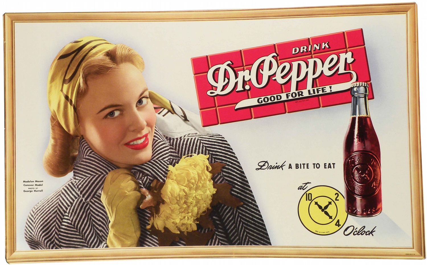 dr pepper self framed cardboard sign dr pepper self framed cardboard sign