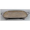 Image 1 : Extra Large Silver Plated Footed Serving Tray