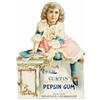 Image 1 : Curtis' Pepsin Gum Die Cut Cardboard Sign