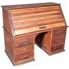 Image 1 : Salesman Sample Oak Roll Top Desk