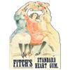 Image 1 : Fitch's Standard Heart Gum Die Cut Sign