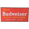 Image 1 : Budweiser Porcelain Sign