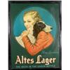 Image 1 : Altas Lager Self-Framed Tin Sign