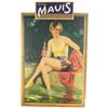 Image 1 : Mavis Self Framed Die Cut Cardboard Sign