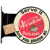 Image 1 : Worden's Ice Cream Tin Flange Sign