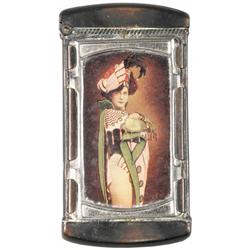 Celluloid Match Safe,  Fortune Teller