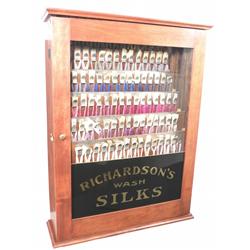 Richardson's Wash Silks Embroidery Floss Cabinet