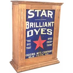 Star Brand Tin Front Dye Cabinet