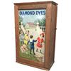 Image 1 : Diamond Dye's Embossed Tin Front Store Cabinet