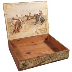 Wild West Toilet & Bath Soap Store Display Crate