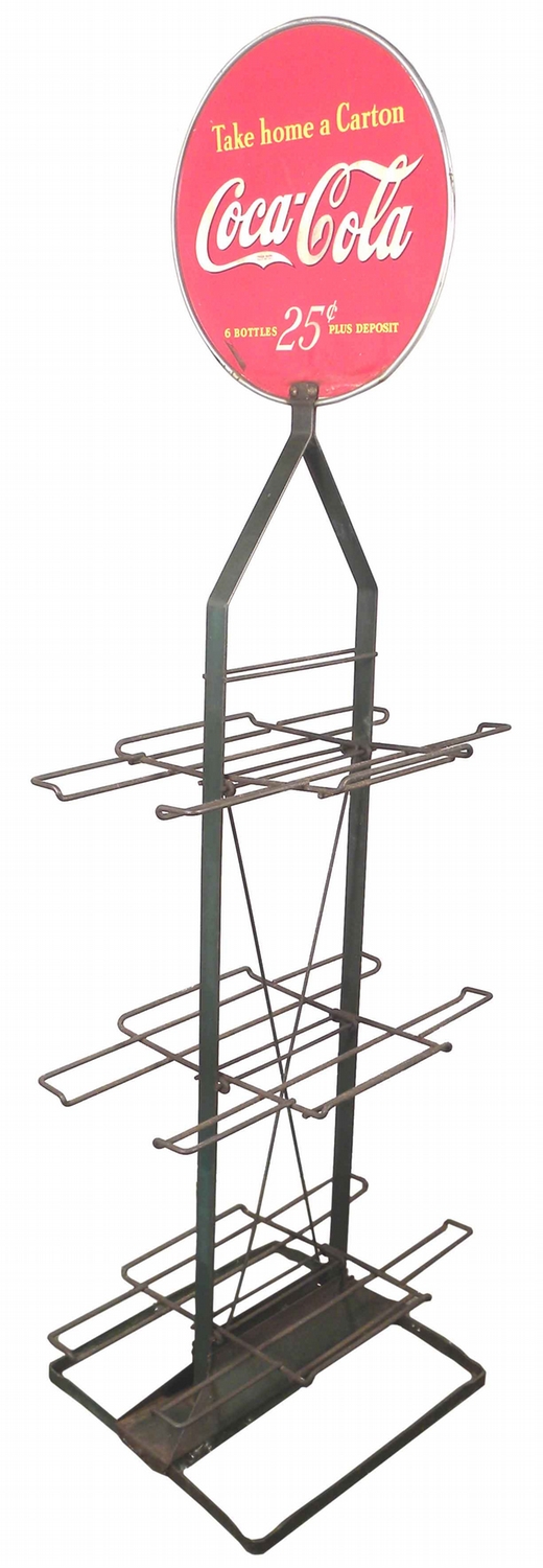 Coca Cola Six Pack Store Display Rack