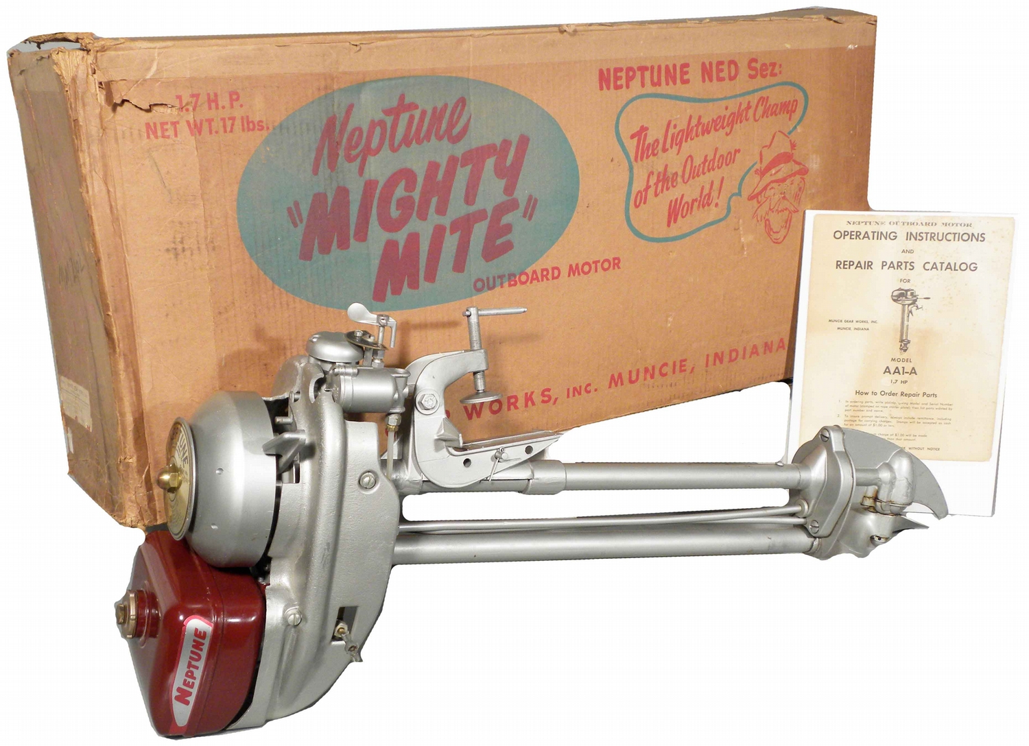 Neptune Mighty Might 1.7 Horse Power Boat Motor