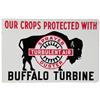 Image 1 : Buffalo Turbine Tin Flange Sign